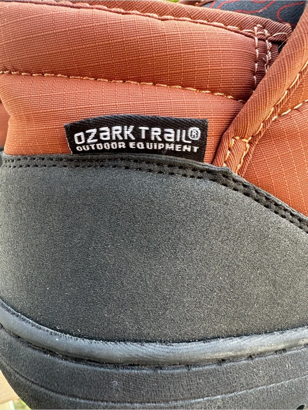 Ozark Trail Quilted Puffer Slip On Ankle Boots- Women’s size 7
